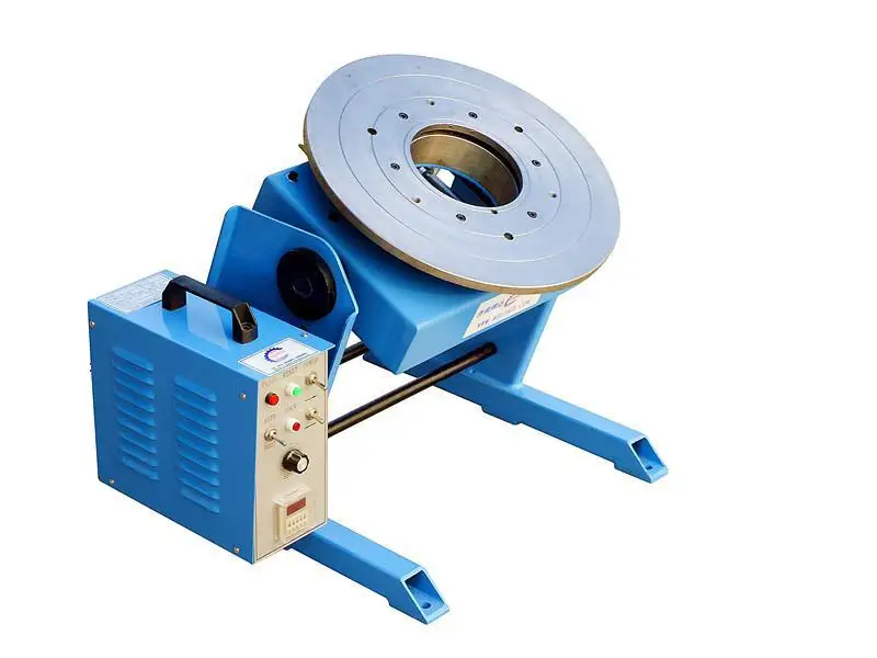 

200KG welding positioner long workpieces can be directly through the through holes weld appearance,center hole 140mm