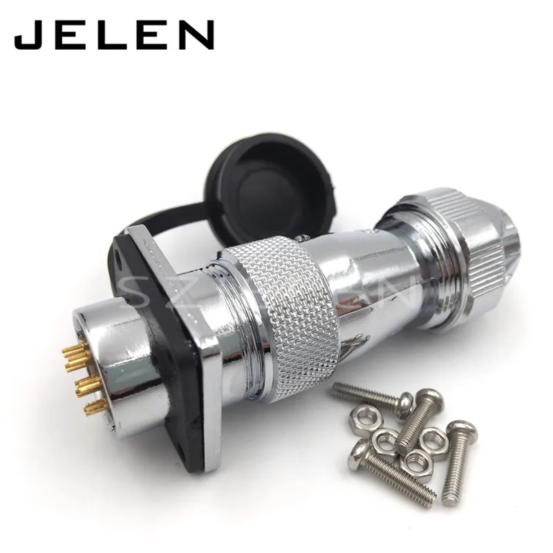 WF20 series waterproof connectors 8 pin Male and female connectors