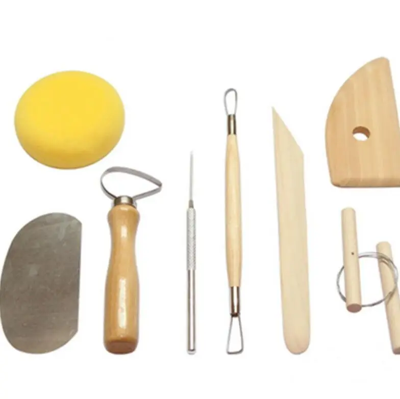 

Pottery Tools Ceramic Art 1 Set Wood Carving Tool Kit Sculpture Clay Decorative Concrete Molds