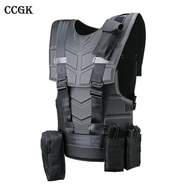 CCGK Tactical Vest Multi functional Tactical Body Armor Outdoor Airsoft