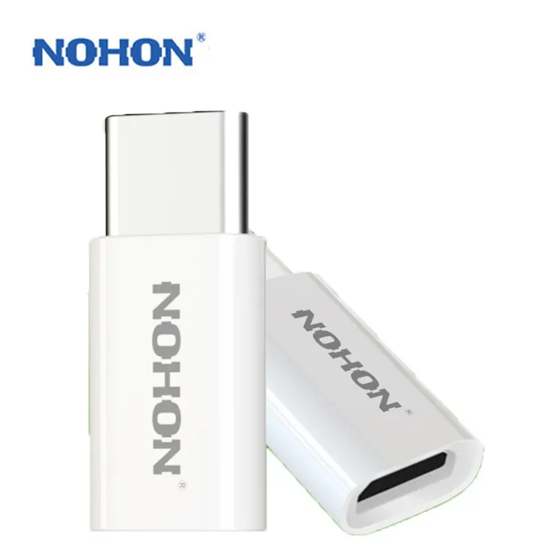 2 шт. NOHON type-C к Micro USB адаптер для Xiaomi 4C 4S 5S Plus Oneplus 3t 2 3 Nubia USB кабель зарядное устройство разъем для синхронизации данных