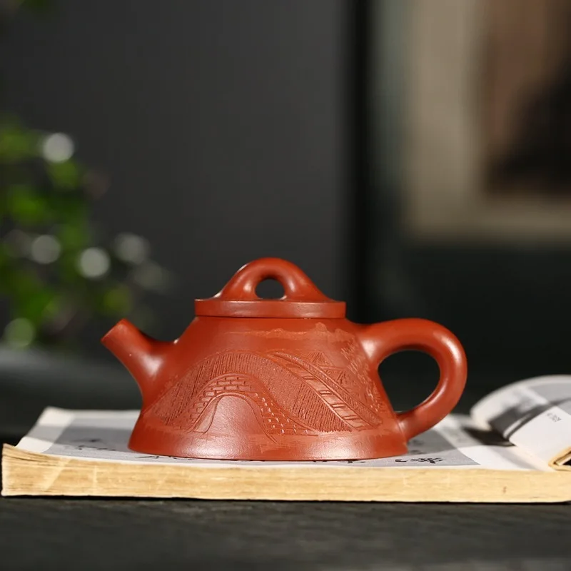 recommended all hand undressed ore dahongpao bully wang shi gourd ladle pot of kung fu tea teapot product launches | Дом и сад