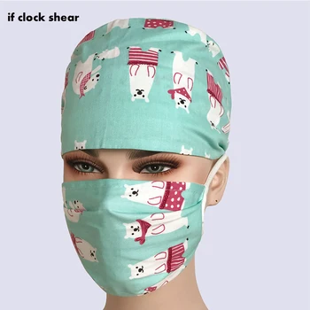 

Pharmacy medical Scrub surgery Caps Nurse doctor hat Unisex Adjustable Medical Scrub Clinic Dental Operation Hat medical scrubs