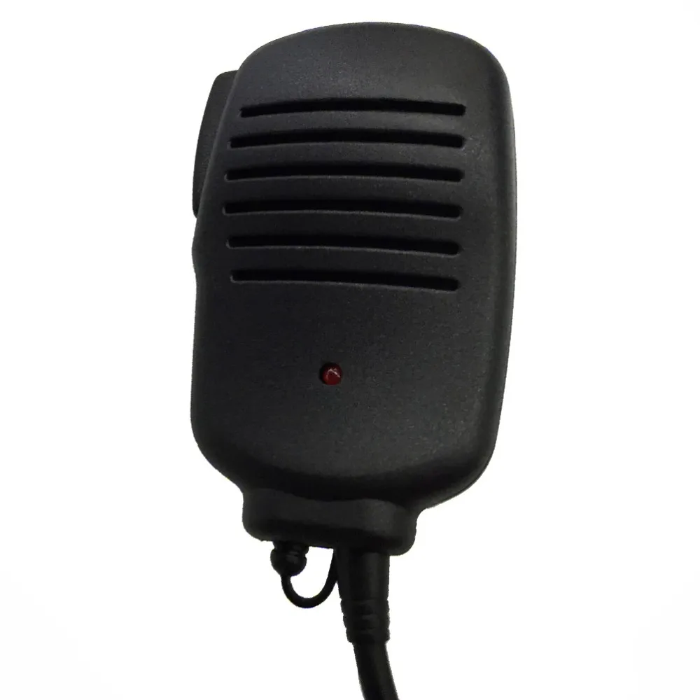 2 PIN Handheld PTT Speaker Mic Microphone For ICOM V8 F21 F11 V82 V85 F26 Radios 8mm With 3.5mm Earphone Plug (2)