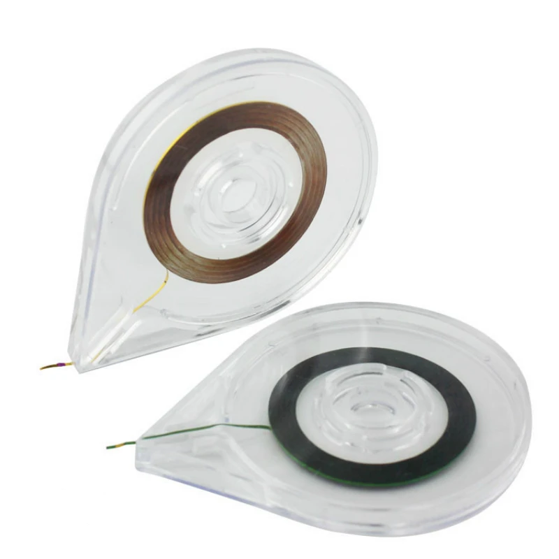 

1Pcs Nail Art Stickers Roller Box Manicure Easy Use Clear Design Striping Tape Line Case Holder Box