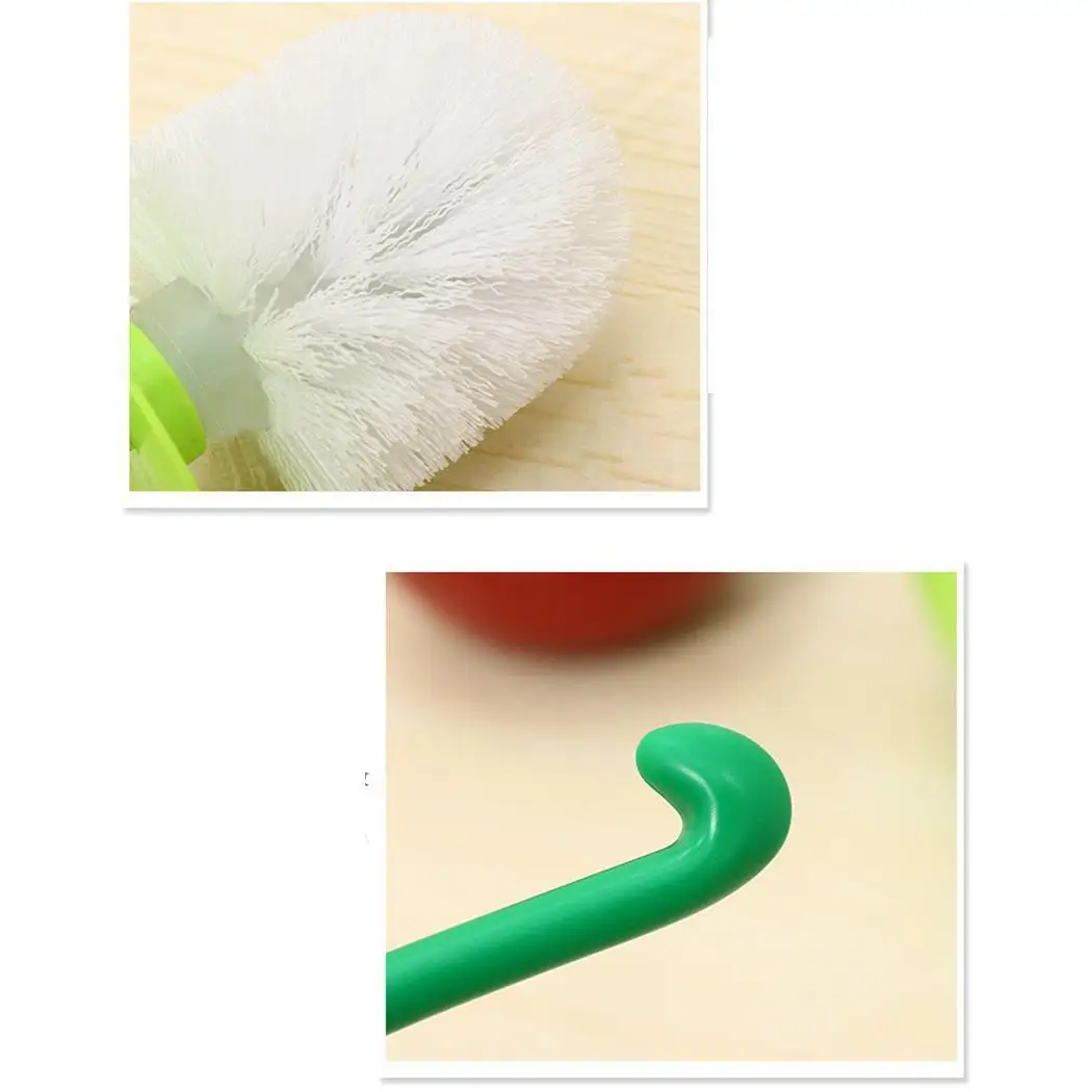 Ванная комната вишня в форме очиститель для туалета щетка очистки Cleaning Kit
