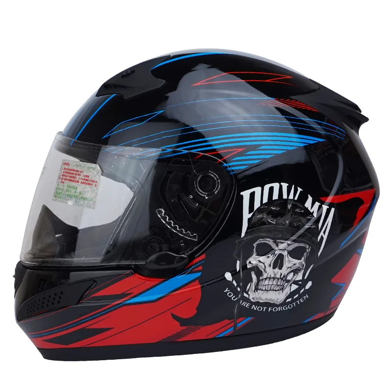 THH полный уход за кожей лица moto rcycle шлем moto racing Шлемы M L XL размер DOT утвержден быстросъемная Пряжка моющаяся внутренняя подкладка - Цвет: POW MIA  T76