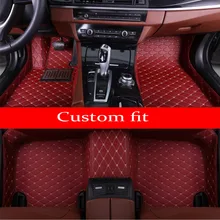 Автомобильные коврики для хэтчбеков BMW серий 1 E81 E82 E87 E88 F20 F21 5D Сверхмощный автомобиль-Стайлинг коврики с облицовочными вставками(2004-настоящее время