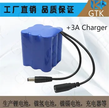 

Lithium ion battery 12v 8AH 18650 power batteries li ion 12V + 12V 3A charger for Farm electric sprayer Automatic cotton picker