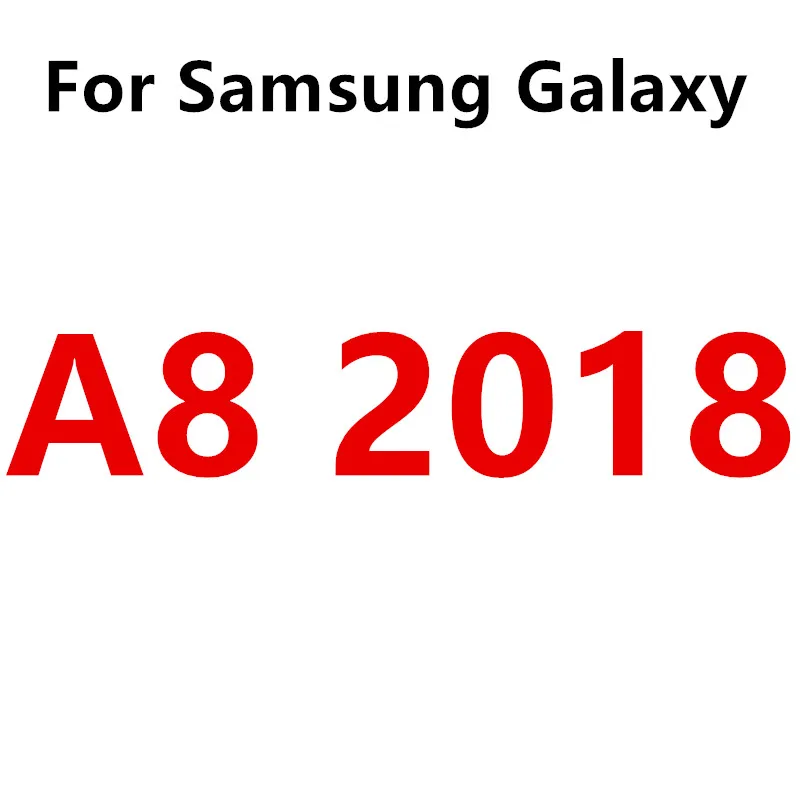 Для samsung Galaxy A30 A40 A50 A60 A70 M10 M20 A6 A8 J4 J6 A3 A5 A7 закаленное Стекло J1 J2 J3 J5 J7 Экран протектор - Цвет: A8 2018