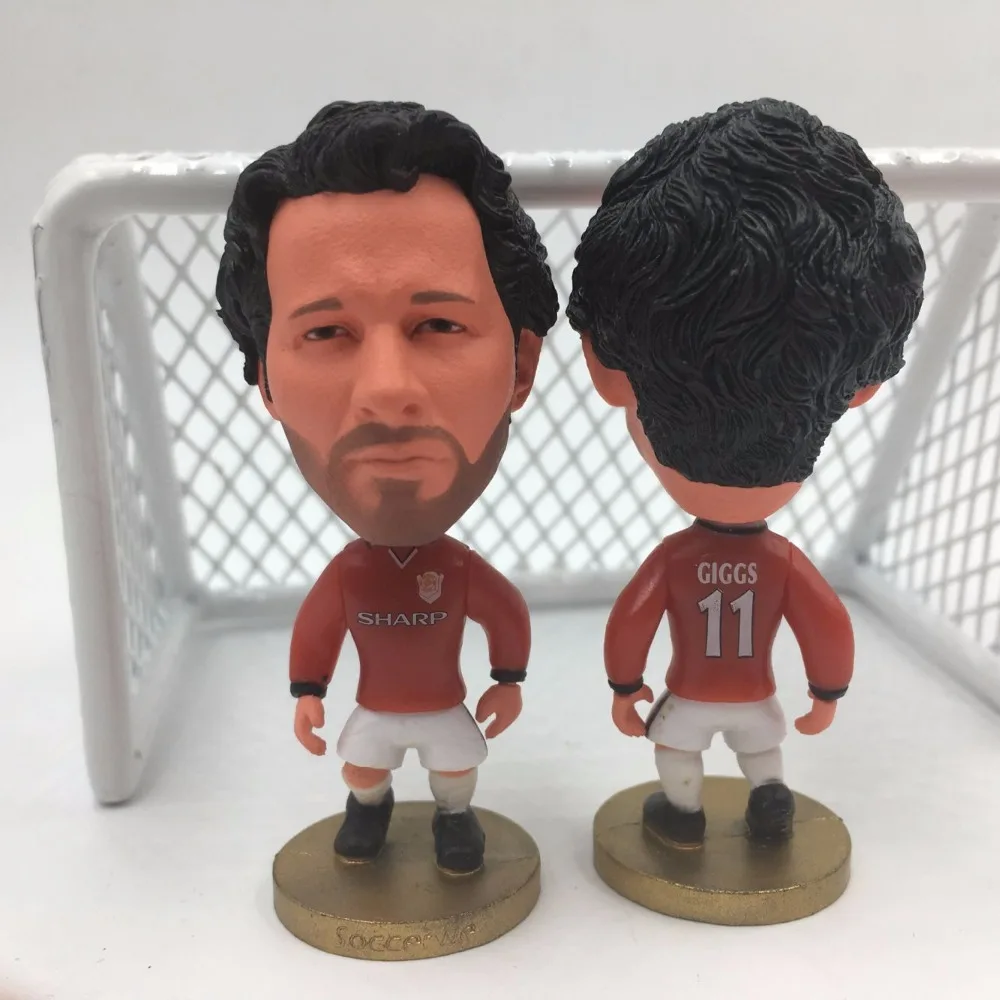 Soccerwe мультфильм Лига Футбол звезды фигурки MU #11 # Ryan Giggs куклы 1999 | Игрушки и хобби