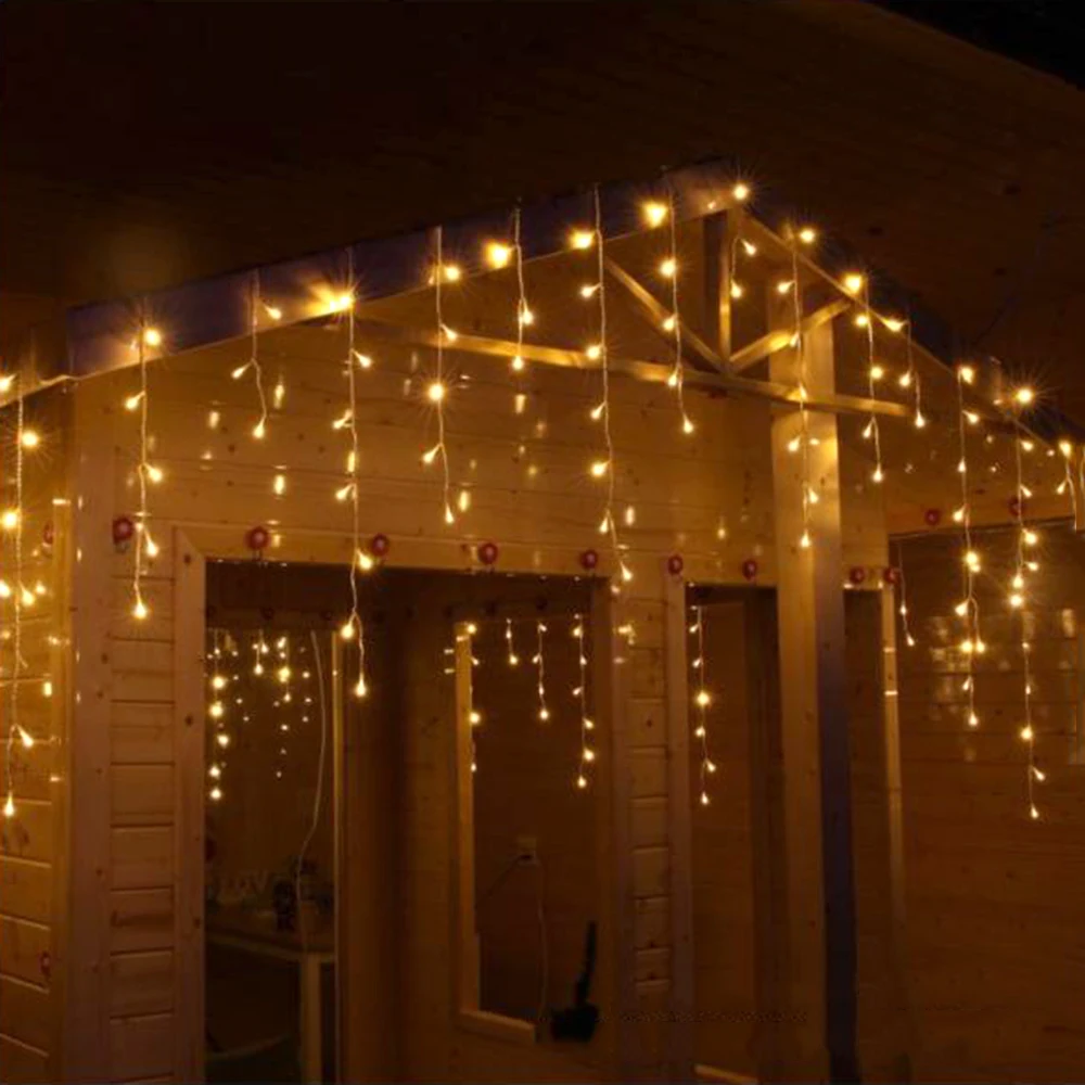 10*0,5 м под занавес света праздник огни строки для наружного свадебный фестиваль Новогодняя гирлянда осветительных украшения JL