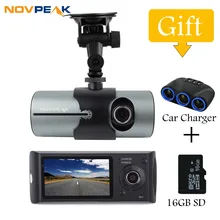 Car Camera 2.7″ Dual Lens Dash Vehicle Camera Car DVR GPS Camera Video Recorder 140 Degree R300 With Car-Charger car accessories