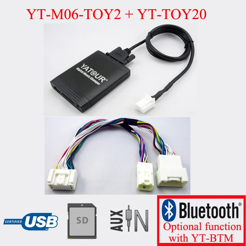 Yatour автомобильное радио USB SD плеер для Lexus радио 20pin LS430 2001-2003