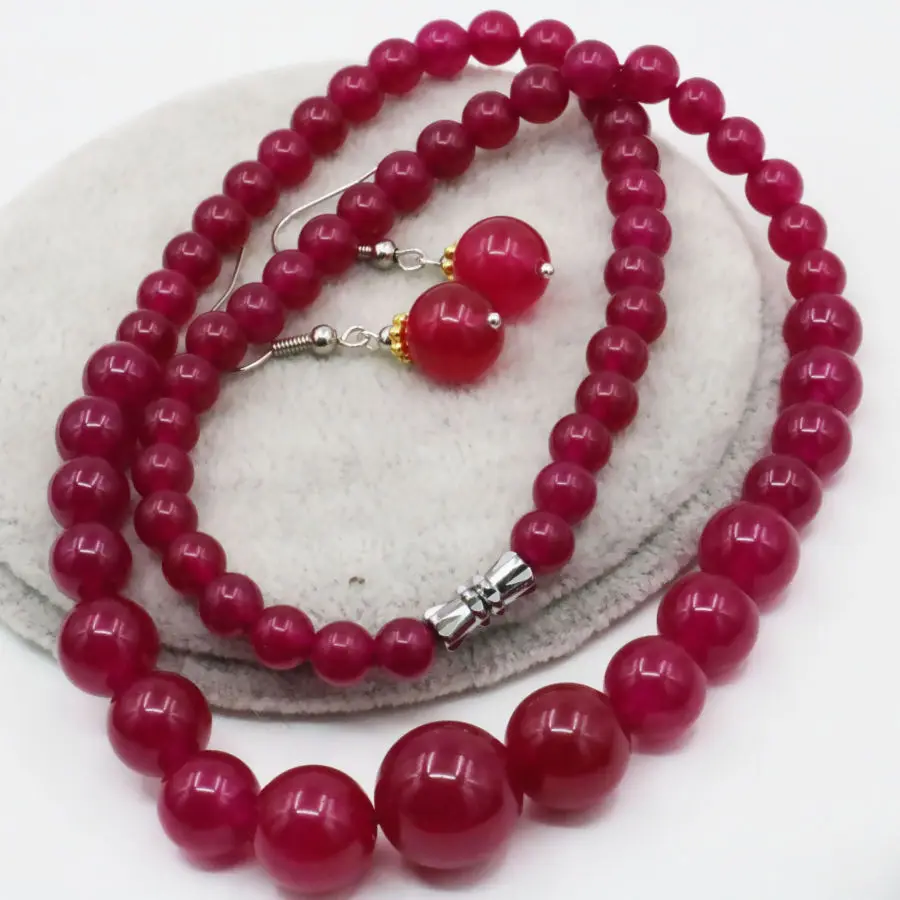 Комплект из колье и серёг 6 14 мм 18 дюймов|set jewelry|earrings setaccessories set |