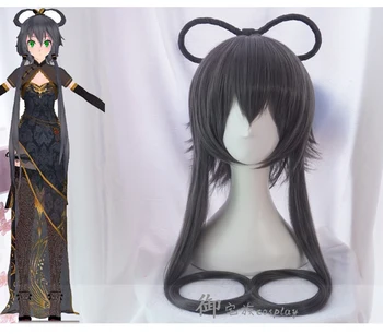 

Vocaloid Hatsune Singer Luo Tian Yi Wavy Ponytails Braids Anime Show Cosplay