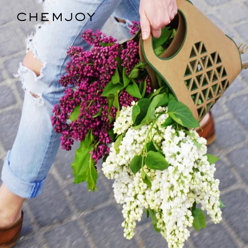 

5pcs/Set Kraft Paper Flower Wrapping Bags Bouquet Florist Gift Packing Bags Rose Arrangement Boxes Rustic Wedding DIY Decoration