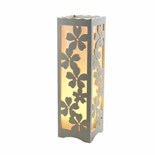 Lámparas de Mesa de estilo Northern Europe, sala de estar vintage para Lámpara decorativa, dormitorio, escritorio, luz de noche, flor LED