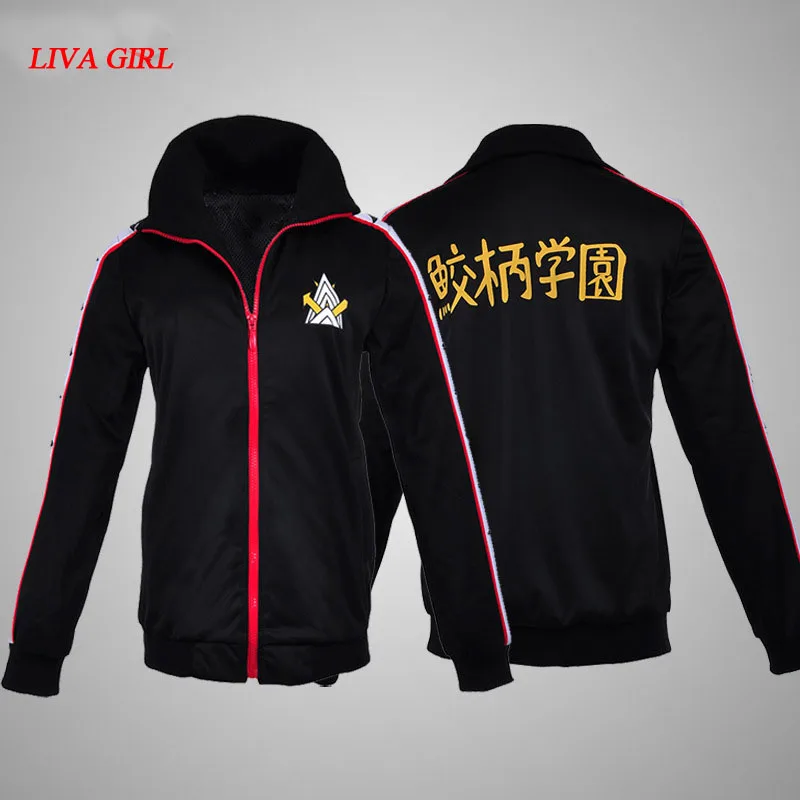 

LG Free! - Iwatobi Club Rin Matsuoka Deluxe Edition Uniform Jacket Coat Suit Cosplay Costume Samezuka Academy Logo S-2XL