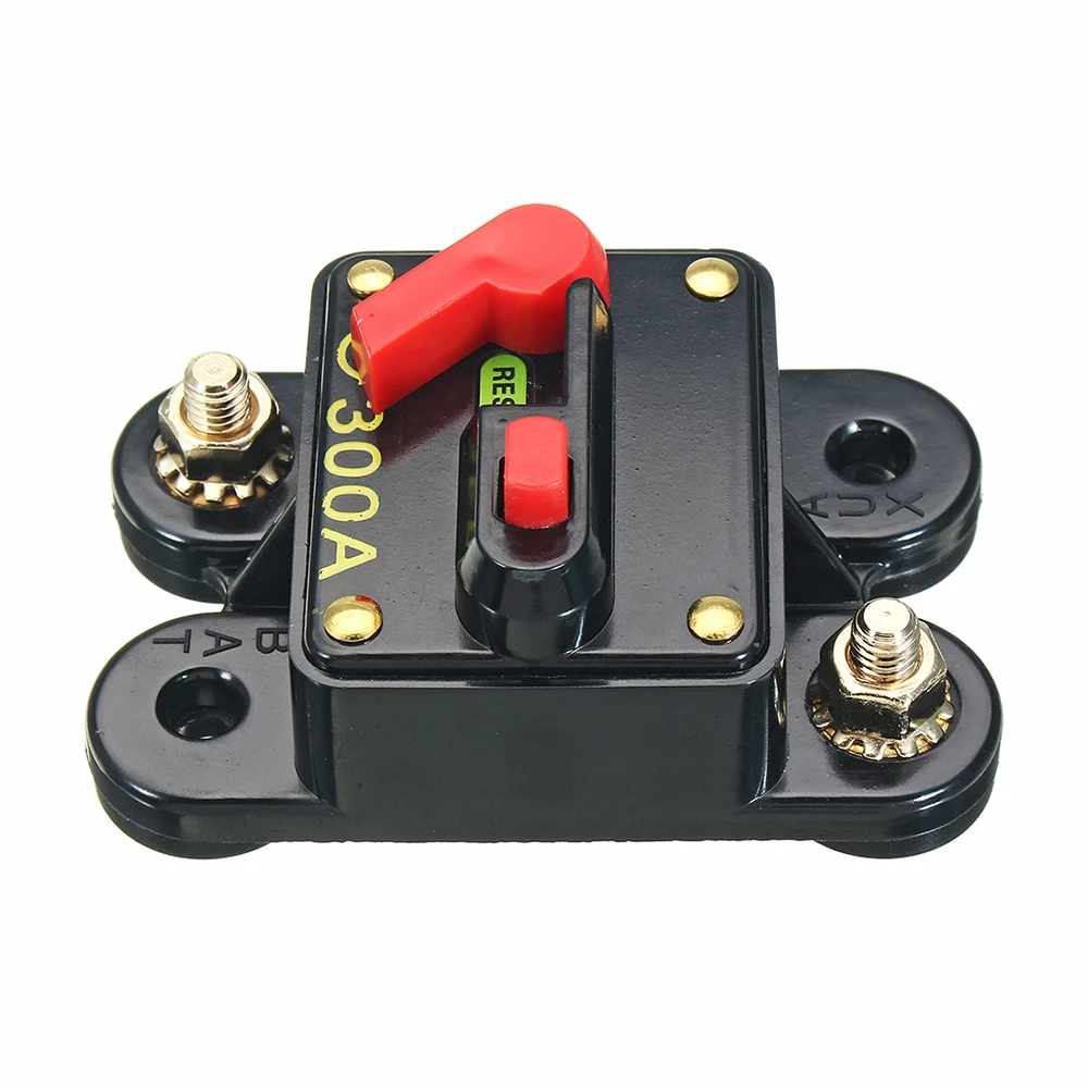 12V 24V DC Home Solar System Waterproof Circuit Breaker Trolling Motor Auto Inline Reset Fuse