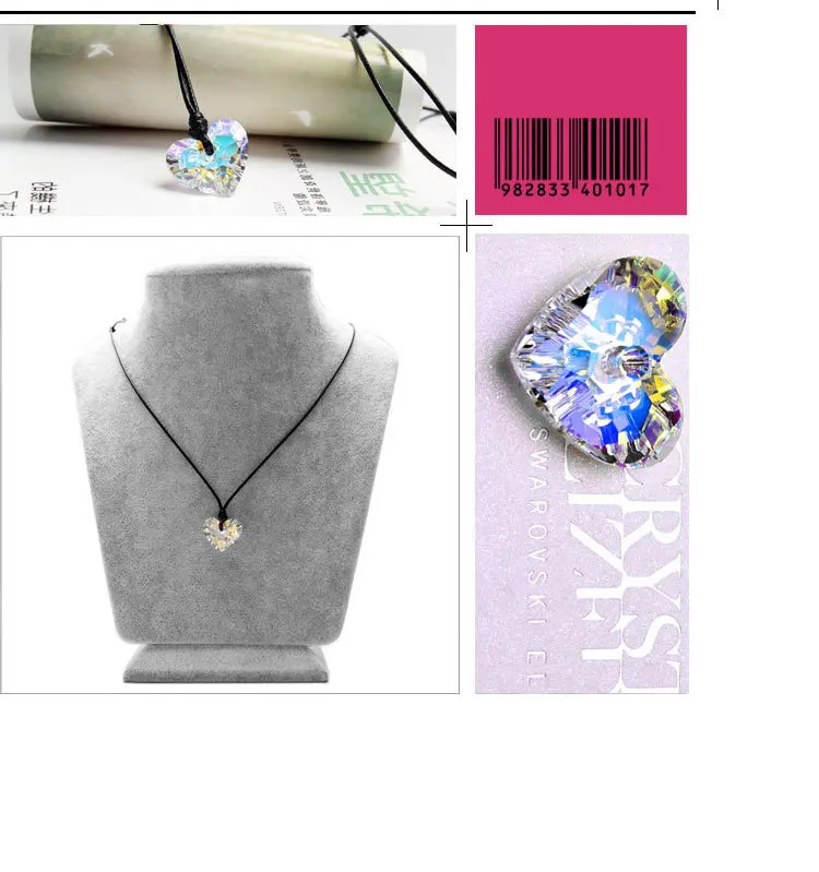 MS Betti, Новое поступление, популярное классическое Очаровательное ожерелье с подвеской в виде сердца с кристаллами, подарок на день матери