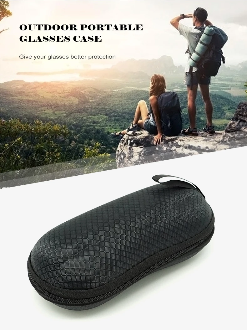 1 (7) MINIMUN Lattice Sunglasses Case High Quality Women Men Glasses Box Zipper Eyewear Cases Eyewear Accessories 