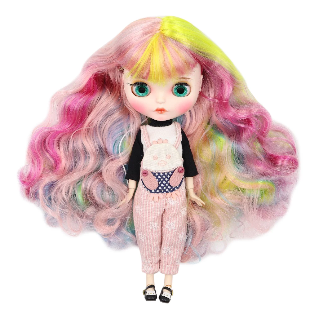 Ледяной DBS blyth кукла 1/6 bjd белая кожа совместное тело новое матовое лицо резные