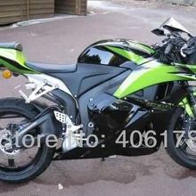 CBR 600 RR F5 09-12 обтекатель для CBR600RR F5 2009-2012 зеленый и черный обтекатель мотоцикла(литье под давлением