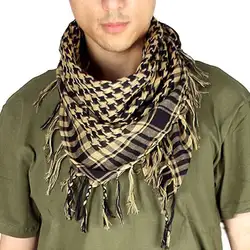 Военно-тактические Арабский мусульманский армейский шарф 100% хлопок кемпинг Походные шарфы Для мужчин Для женщин зимний ветрозащитный
