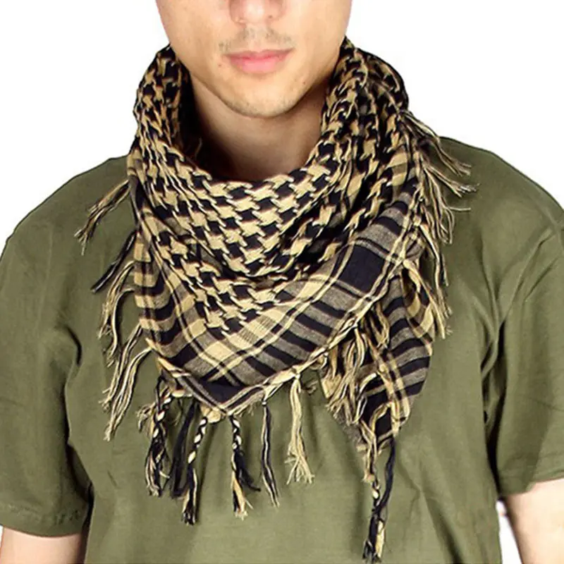 Military Tactical Arabic Muslim Army Scarves 100 Cotton Camping Hiking