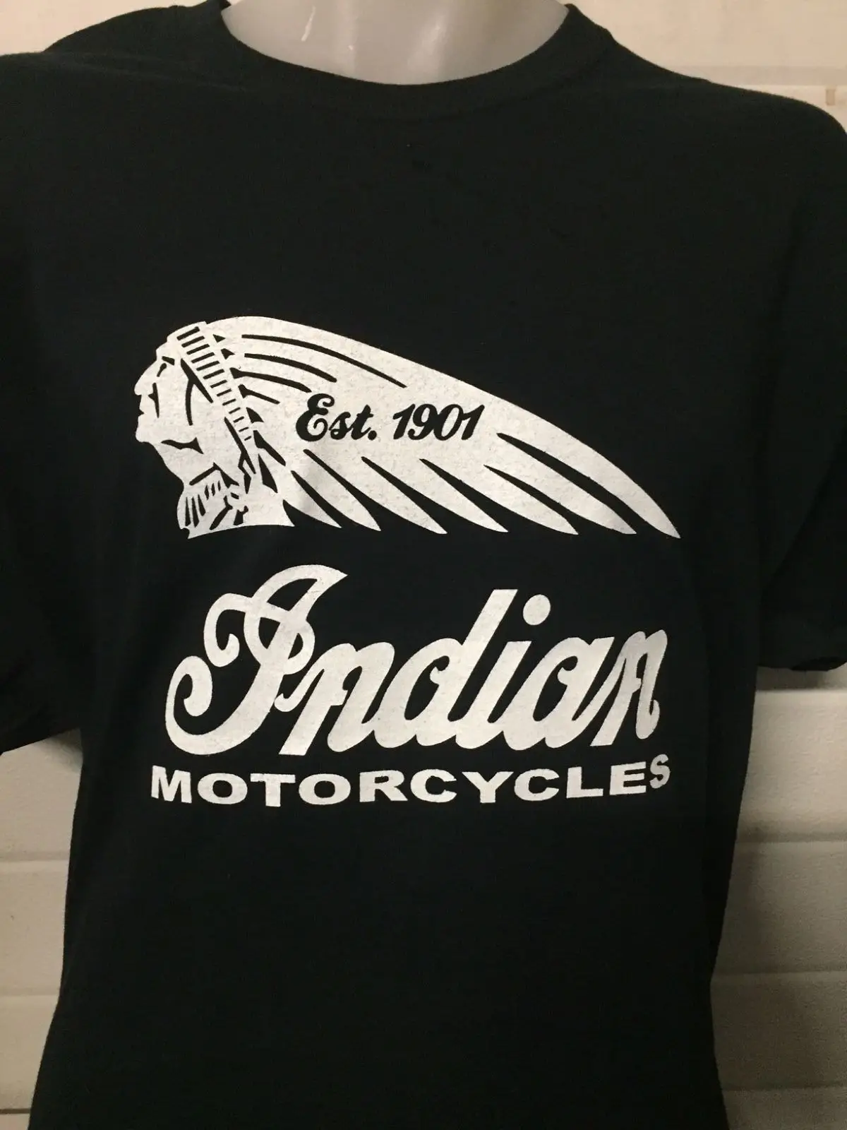 

INDIAN MOTOR CYCLES T SHIRT helmet leathers gloves bsa norton matchless