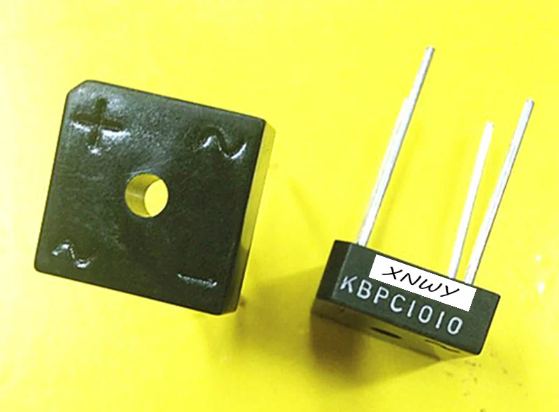 Медный ножной мост KBPC1010 10A/1000V выпрямительный полное напряжение тока (5) |