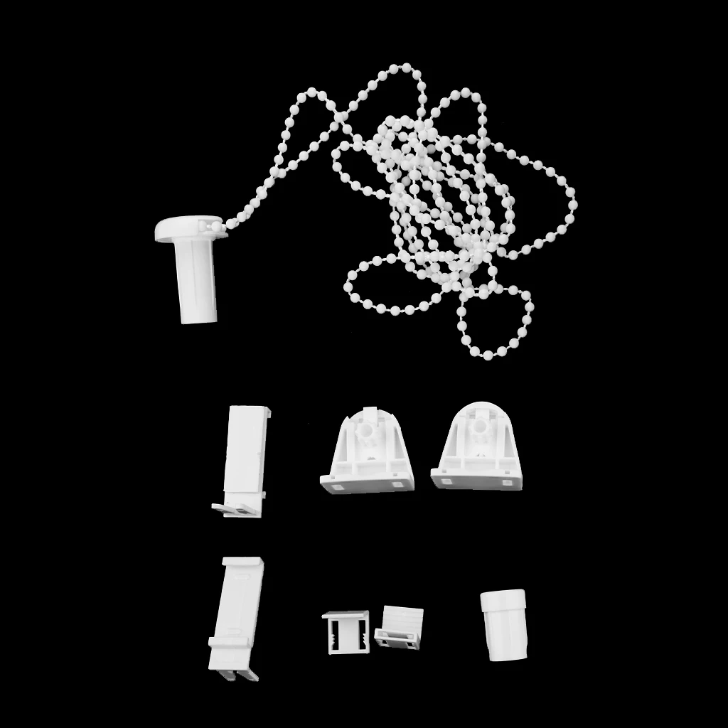 High Quality Plastic Roller Blind Accessories with 33.46' Long Bead Chain Home Decor Curtain Decorative Accessories 17mm Tube