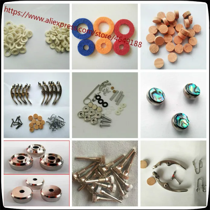 

Trumpet Instrument Accessories Repair part Small Button Valve, Spring, Buttoned Apron Connecting Rod Screws, Trumpet Accessories