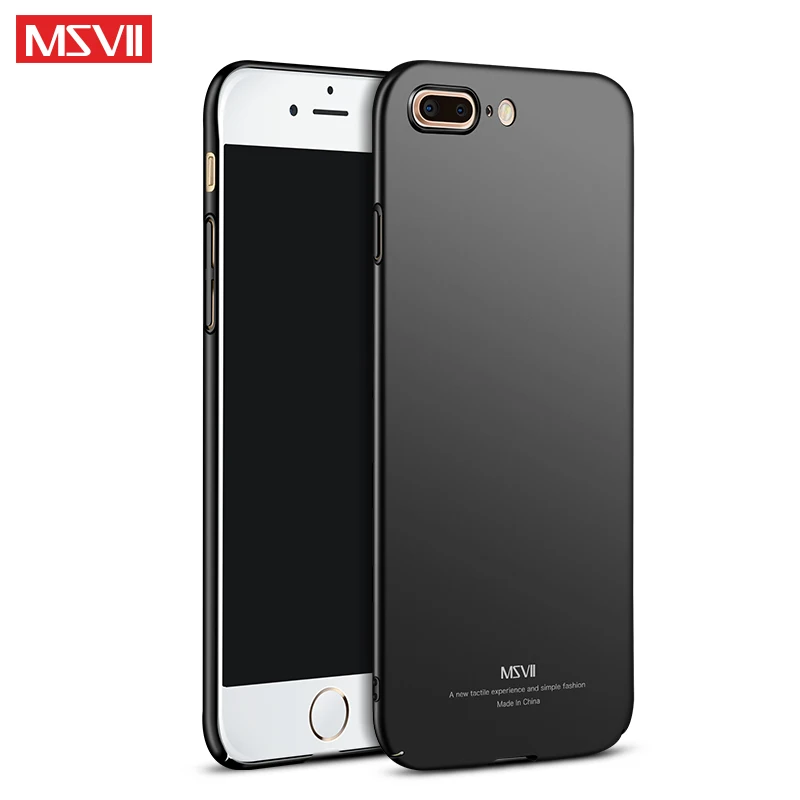 

100% Original MSVII luxury Case for iphone 7 for iphone 8 (4.7'') and for iphone 7plus 8 plus (5.5'') hard PC simple and Matte