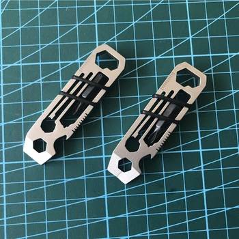 

EDC Outdoor Pocket Tool 6 in 1 Multifunctional Portable Tool Card Screwdriver Bottle Opener Spanner