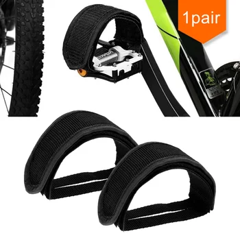 

AAG Pedal Accessories Outdoor/ Home Pedal Cover For Travel Black Color A Pair Polyester Fiber Velcro Pedals Bands Feet Set
