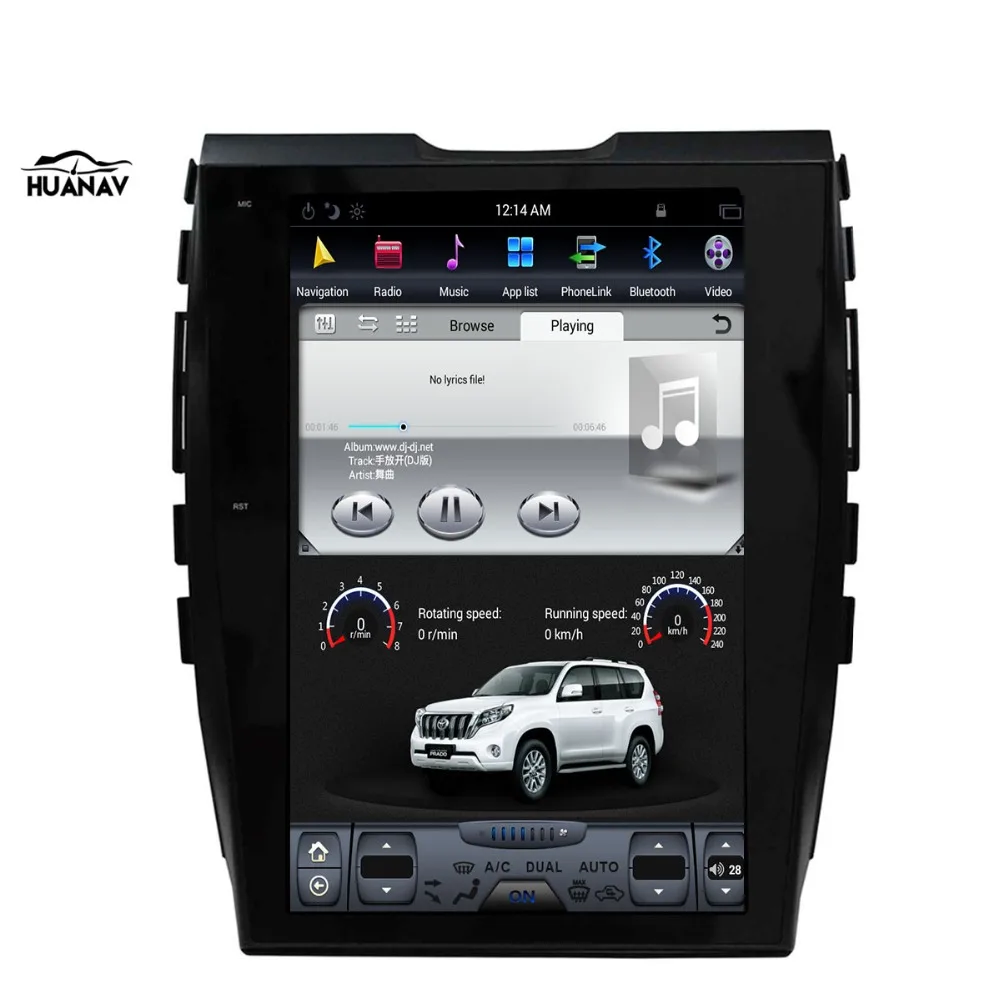Автомагнитола Tesla для FORD EDGE 2015 12 1 мультимедийный проигрыватель на Android 7 экран 2018