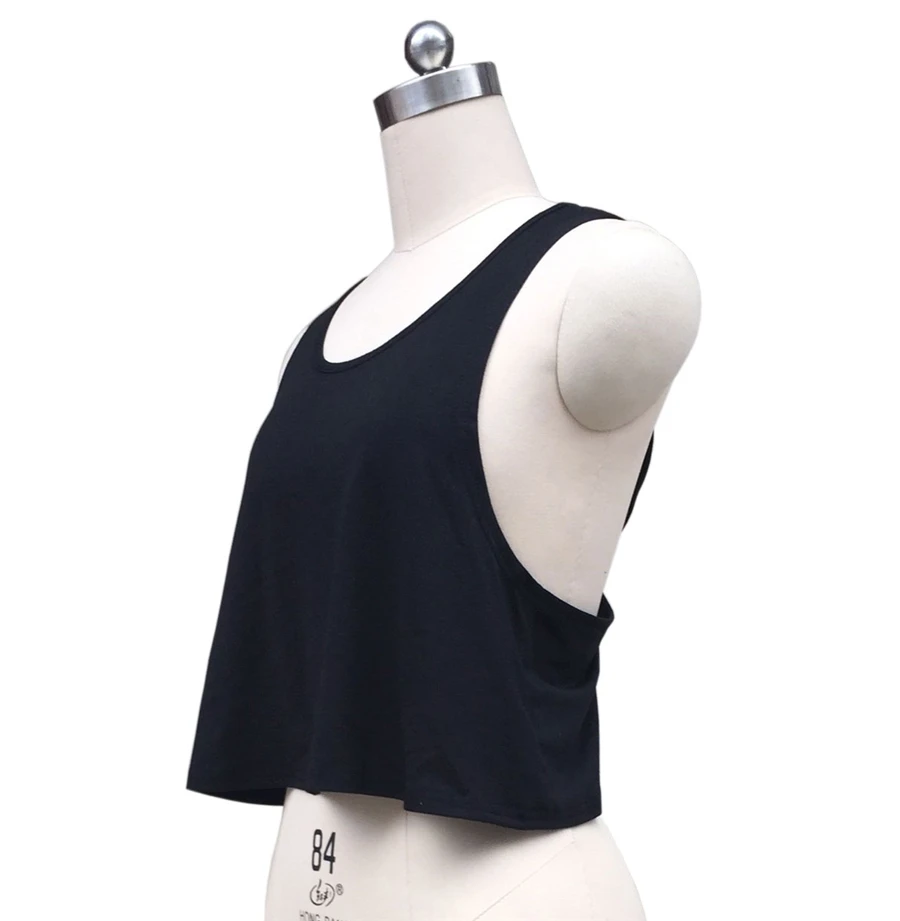 Gladiolus 2018 Tank Top Women Cross Hollow Out Backless Sexy Black Gray Crop Top Women T-Shirt Casual Ladies Loose Tanks Tops  (26)