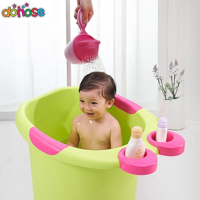 Cute Cartoon Baby Bath Caps Toddle Shampoo Cup Children Bathing Bailer Baby Shower Spoons Child Washing Hair Cup Kids Bath Tool