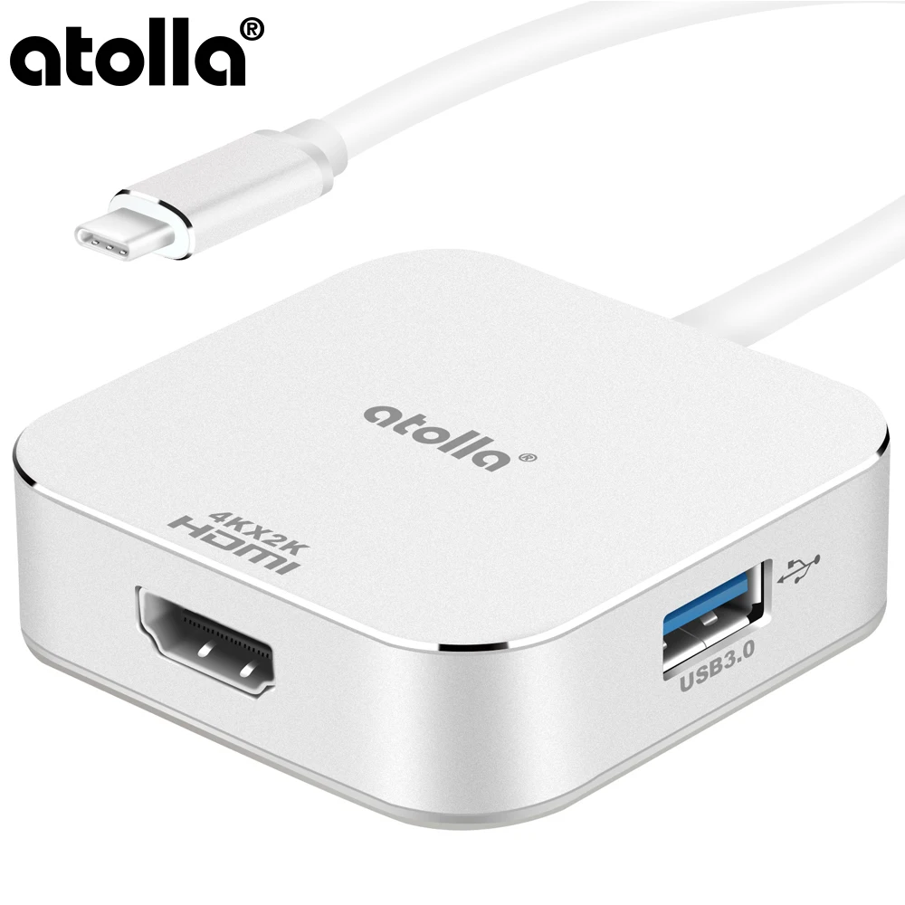 Atolla USB C концентратор 4 порта Micro сплиттер с 3 1 Type адаптер питания и 2 0 для ПК Macbook Pro |