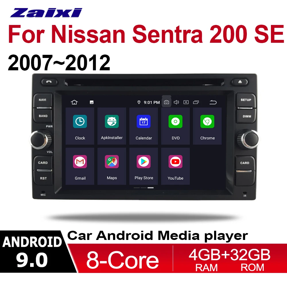 Clearance ZaiXi For Nissan Sentra 200 SE 2007~2012 2 DIN Car Android 9 GPS Naviation Multimedia system Bluetooth Radio Amplifier 0 Clearance ZaiXi For Nissan Sentra 200 SE 2007~2012 2 DIN Car Android 9 GPS Naviation Multimedia system Bluetooth Radio Amplifier 0