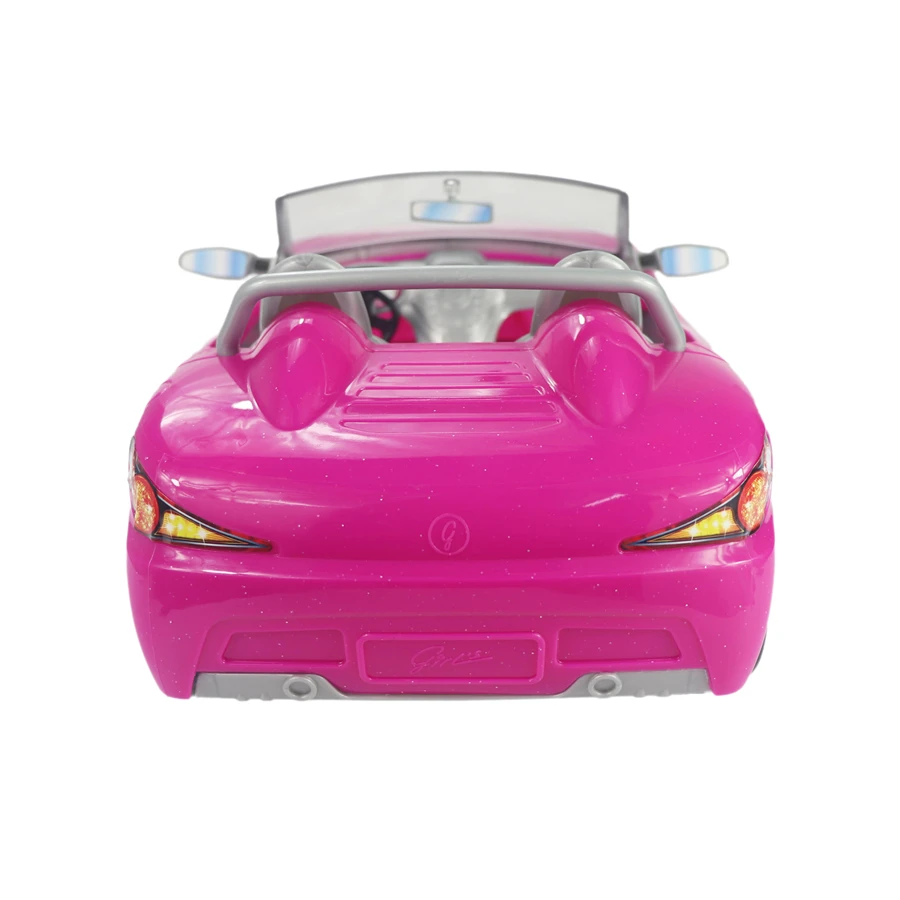1/6 Doll Car 2 Seats Pink Convertible For Barbie Doll Accessories Classic Toy Gift For Girls
