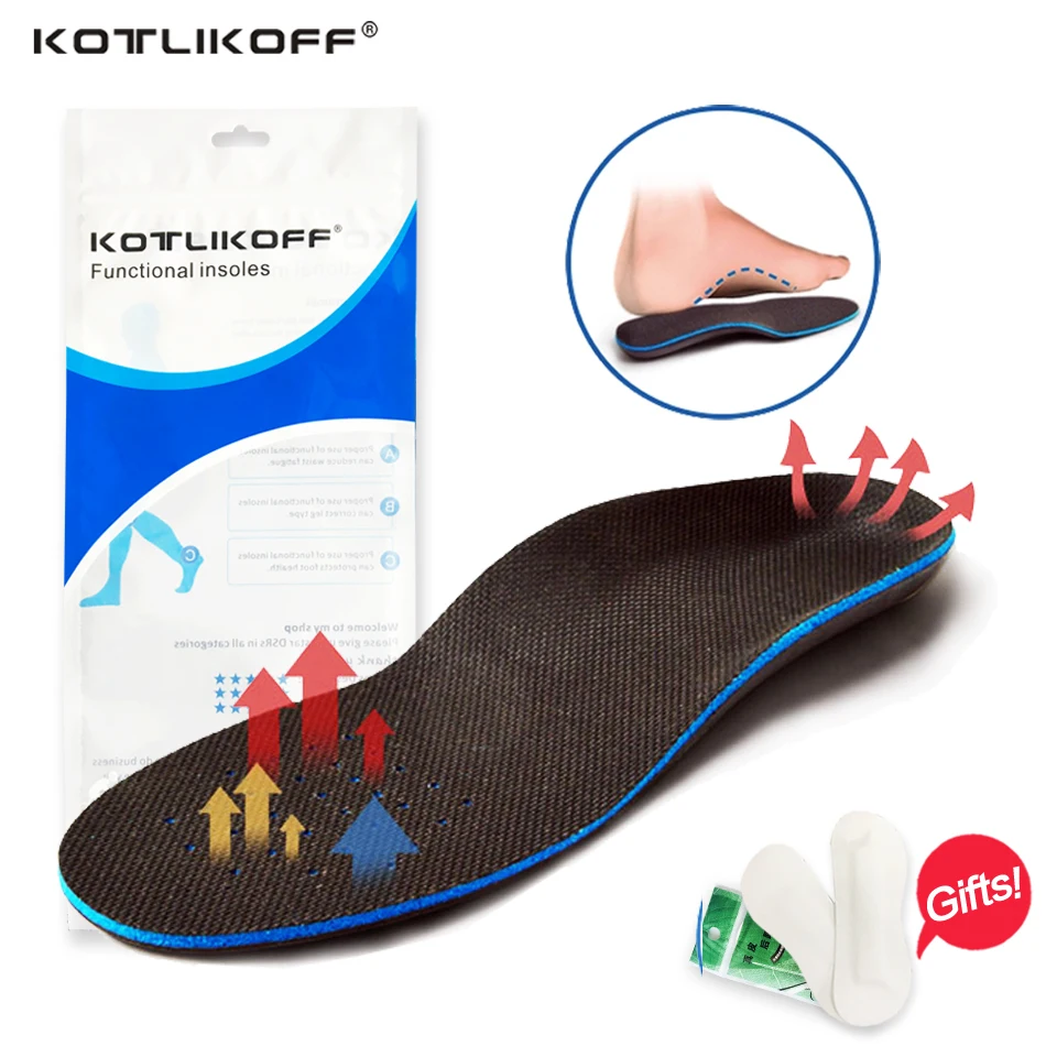 KOTLIKOFF Arch support flat feet insoles foot care arthritis orthopedic