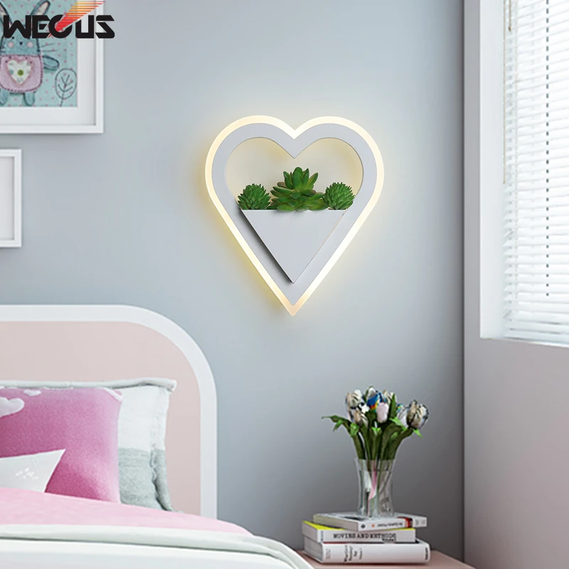 Kaufen (WECUS) NEUE Kunst anlage wand licht, einfache moderne nacht lampe kreative persönlichkeit gang wohnzimmer korridor lampe wand lampe