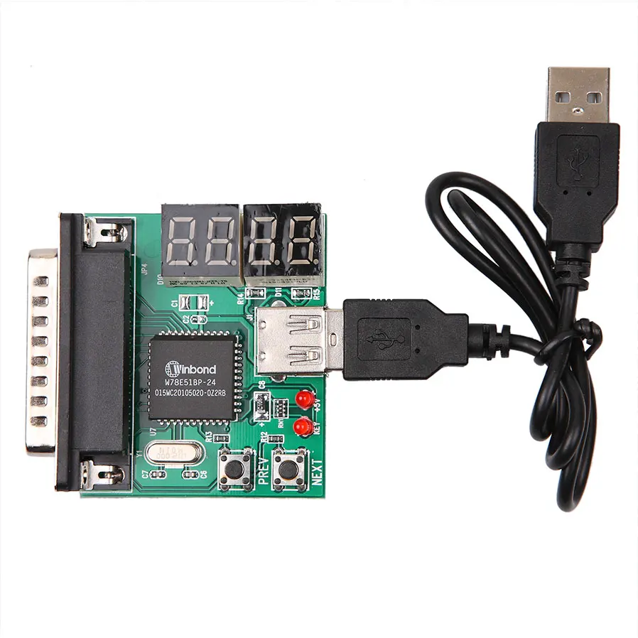 New 2 Digit PCI PC Diagnostic Card Motherboard Tester Analyzer Post for LAPTOP