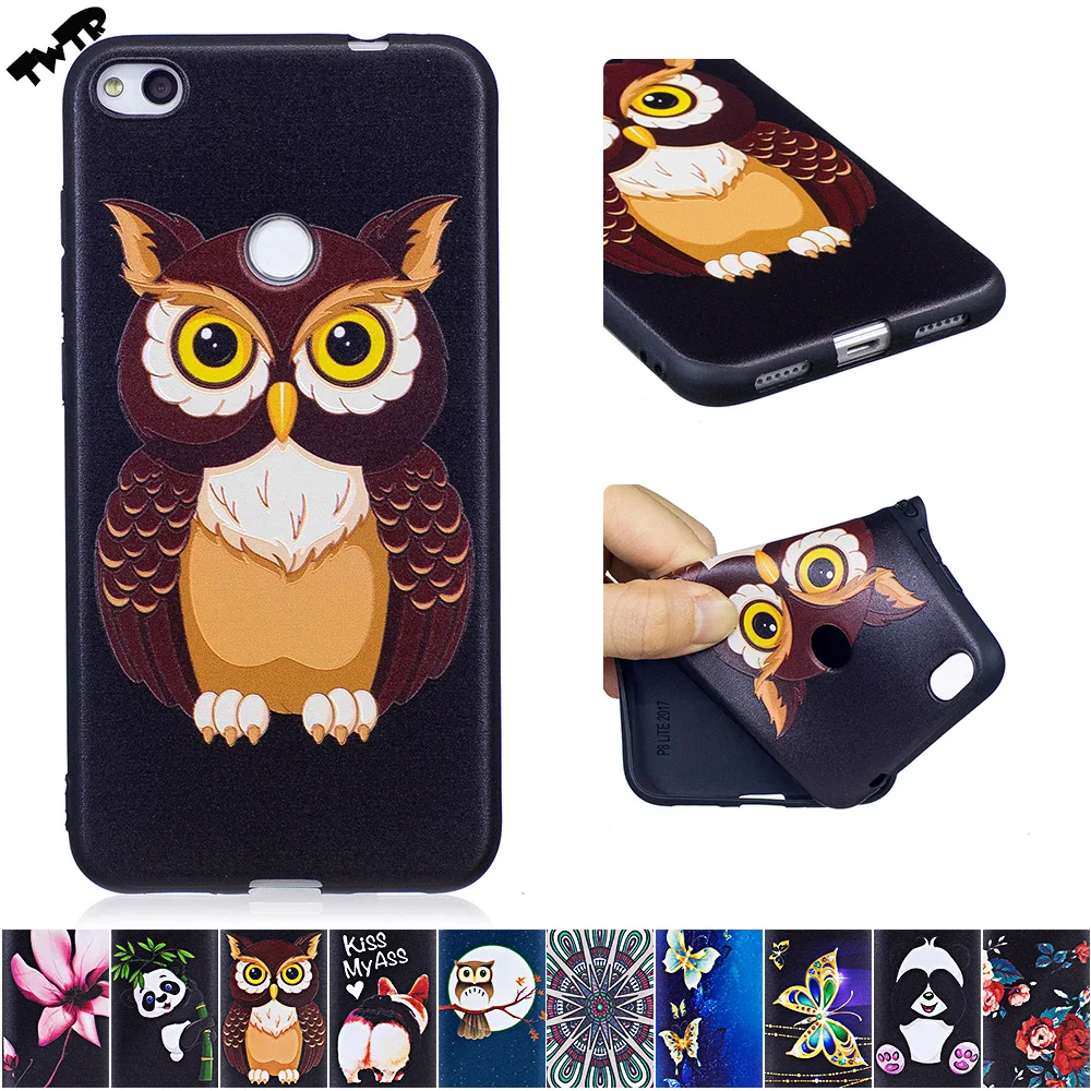 3D Soft Silicone Case for Huawei Honor 8 Lite PRA-LX1 PRA-LA1 Phone Fitted Honor8 PRA-TL10 TPU Frame Cover | Мобильные телефоны и