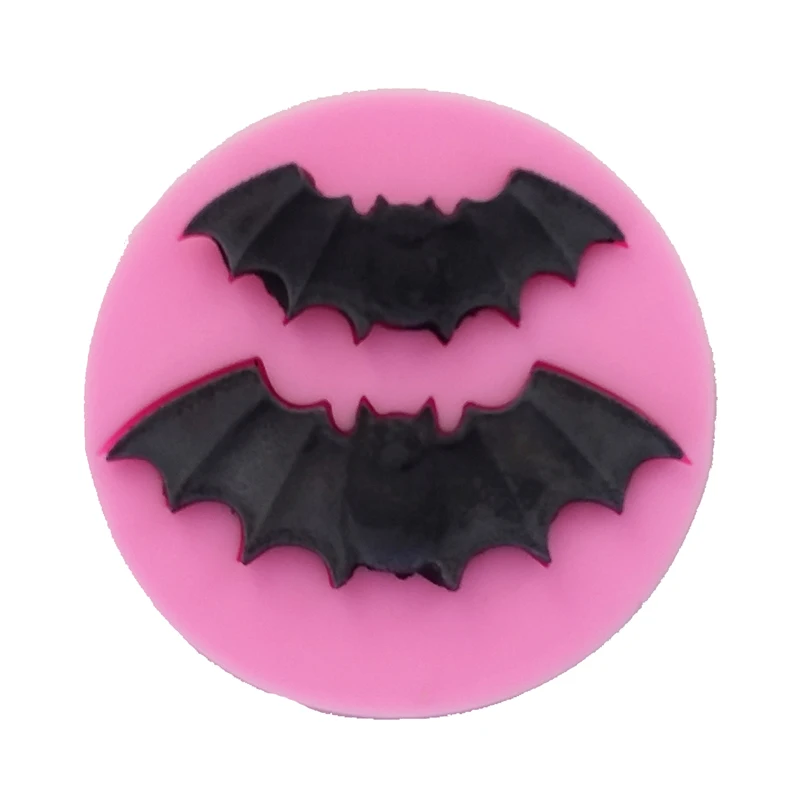 Free Shipping Two Mini Bat Cooking Tool Decoration Silicone Mold Free Shipping Two Mini Bat Cooking Tool Decoration Silicone Mold Baking Fondant Sugar Craft Molds Diy Cake Fimo