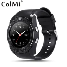 ColMi Bluetooth Smartwatch VS24 Für IOS Android Telefon Runden Bildschirm Anrufe IPS SMS Bluetooth Controll Musik PK Q90 Q50 Smartwatch