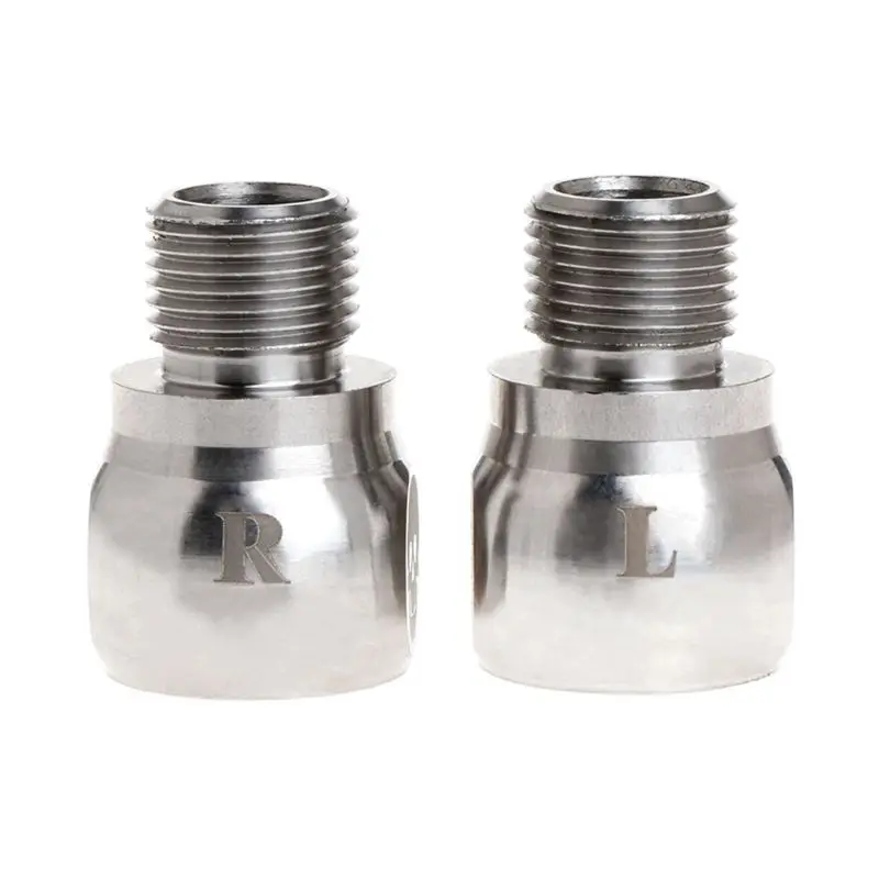 2pcs Bicycle Pedal Extension Screw Widen Stainless Steel Pedal Spacer